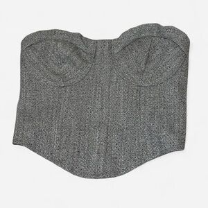 Express Herringbone Corset Bustier Top NWT | Size 4